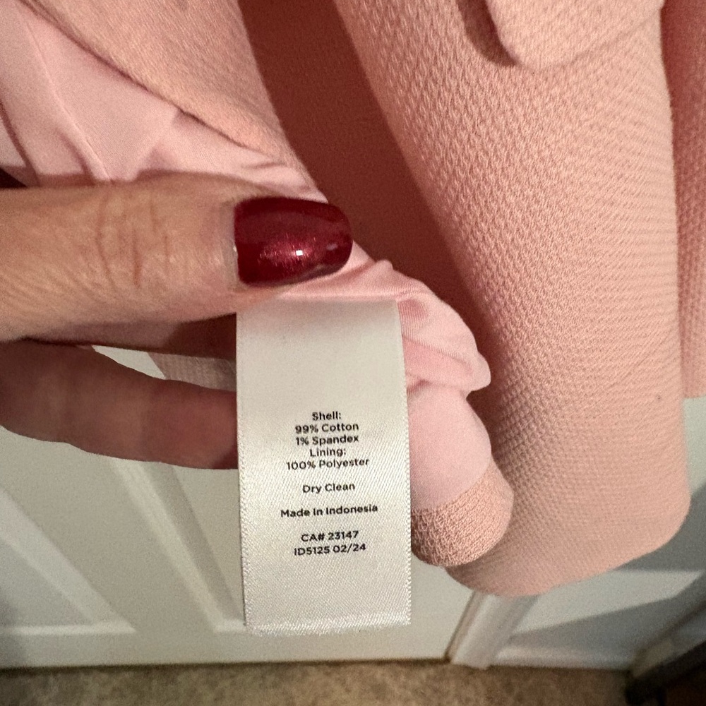 Talbots Light Pink Jacket